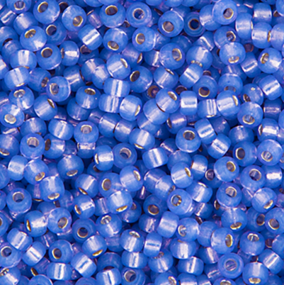 11/0 Miyuki Seed Beads Violet S/L Dyed Alabaster
