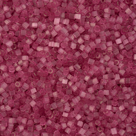 10/0 2-Cut Preciosa Beads Satin Bubble Gum Pink Solgel, 13g Vial