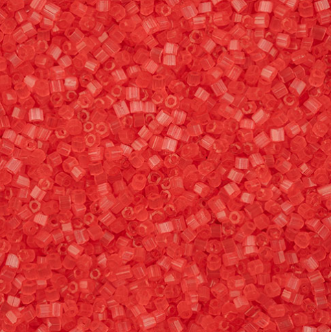 10/0 2-Cut Preciosa Beads Satin Pink Solgel, 13g Vial
