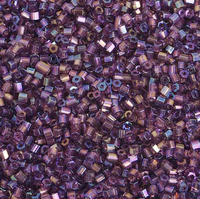 10/0 2-Cut Preciosa Beads Light Amethyst AB