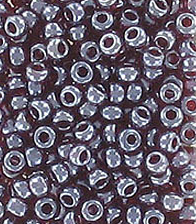 8/0 Preciosa Seed Beads Red Luster