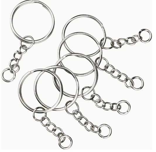 Key Ring with Chain