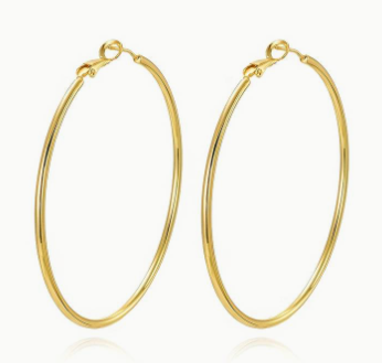 50mm Hoop Earring - See Color Options