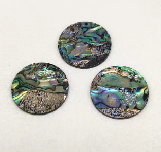 35mm Abalone Circle - See Color Options