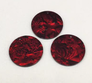 35mm Abalone Circle - See Color Options