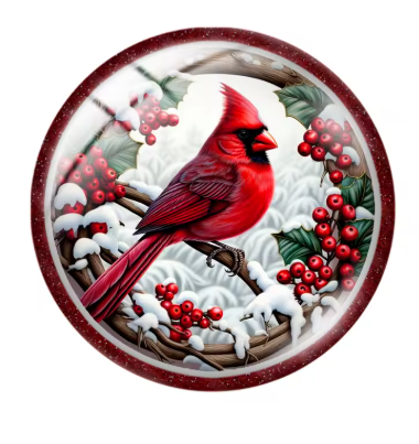 20mm Holiday Teamed Glass Cabochon - See Color Options
