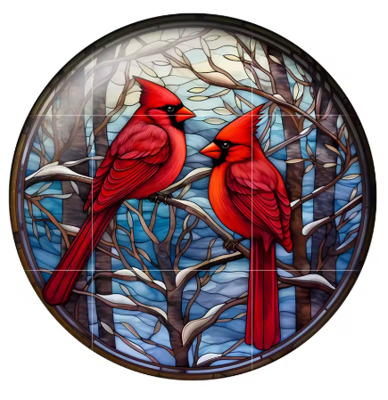 20mm Holiday Teamed Glass Cabochon - See Color Options