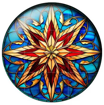 20mm Holiday Teamed Glass Cabochon - See Color Options