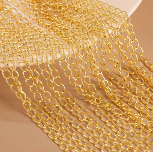 18K Gold Plated Stainless Steel O-Chain