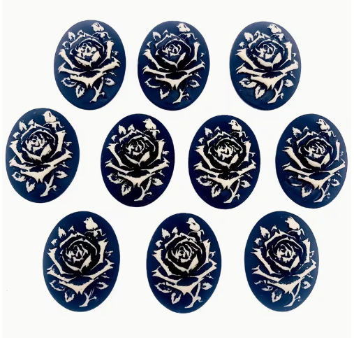 29*38 Resin Cameo Rose