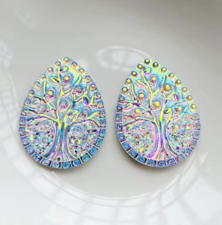 30*40 Resin Tree of Life Teardrop