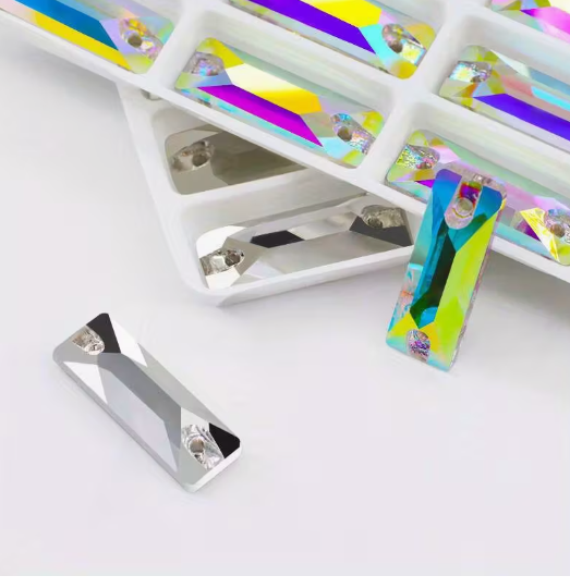 5*15mm K9 Glass Baguette