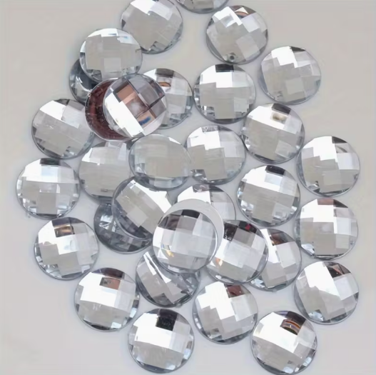 8mm Resin Round Gem