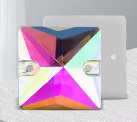 22mm AB Glass Square