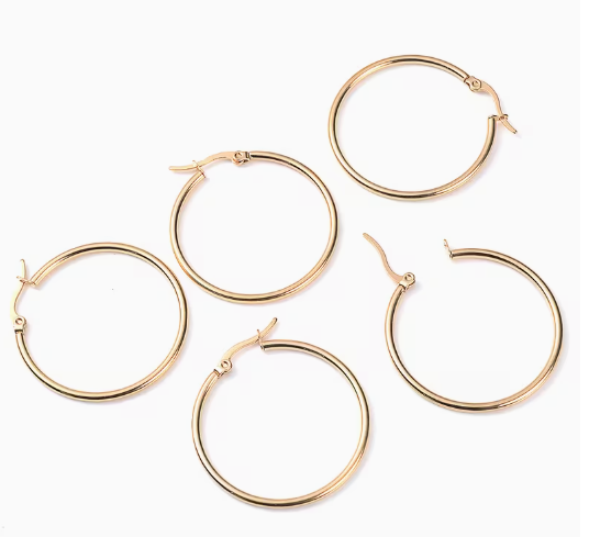 30mm Stainless Steel Hoop - See Color Options