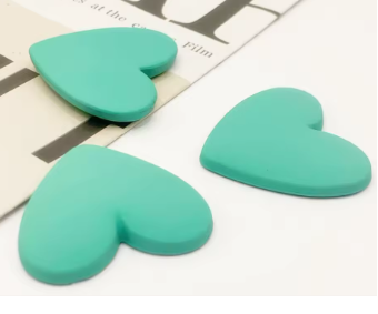 32*36 Resin Solid Color Heart, Matte - See Color Options