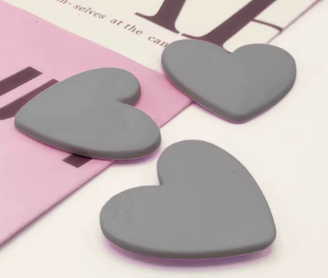32*36 Resin Solid Color Heart, Matte - See Color Options