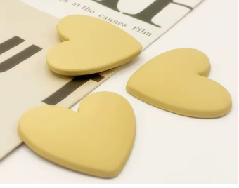 32*36 Resin Solid Color Heart, Matte - See Color Options