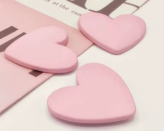 32*36 Resin Solid Color Heart, Matte - See Color Options