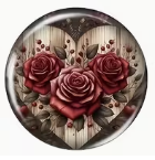 20mm Glass Heart, Glue-on - See Color Options