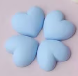 20mm Macaroon Resin Hearts - See Color Options