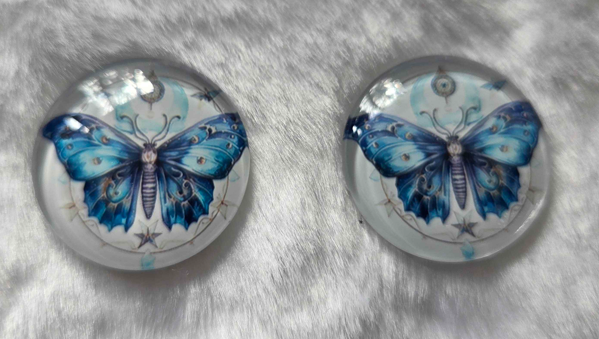 25mm Cosmic Animal Cabochon, Glass, Glue-on - See Color Options