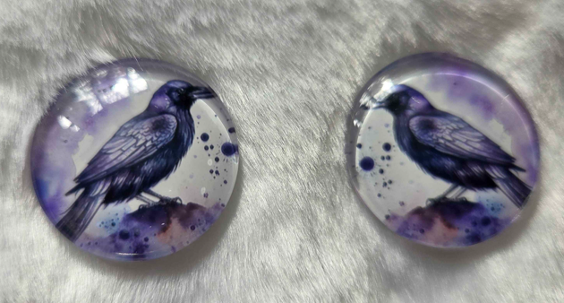 25mm Cosmic Animal Cabochon, Glass, Glue-on - See Color Options