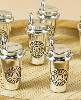 Coffee Cup Charms