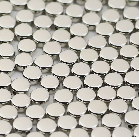 6mm Disk Spacer Beads
