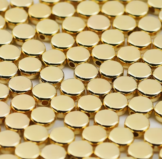 6mm Disk Spacer Beads