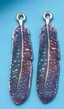 .9*38mm Feather Charm - See Color Options