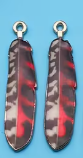 .9*38mm Feather Charm - See Color Options