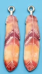 .9*38mm Feather Charm - See Color Options