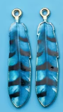.9*38mm Feather Charm - See Color Options