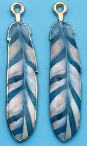 .9*38mm Feather Charm - See Color Options
