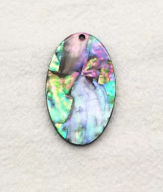 40*23mm Abalone Shell Rounded Oval Shape - See Color Options