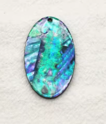 40*23mm Abalone Shell Rounded Oval Shape - See Color Options