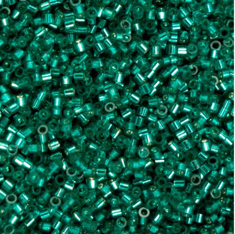 11/0 Cylin Bead, 25g Bag, Tropic Teal S/L