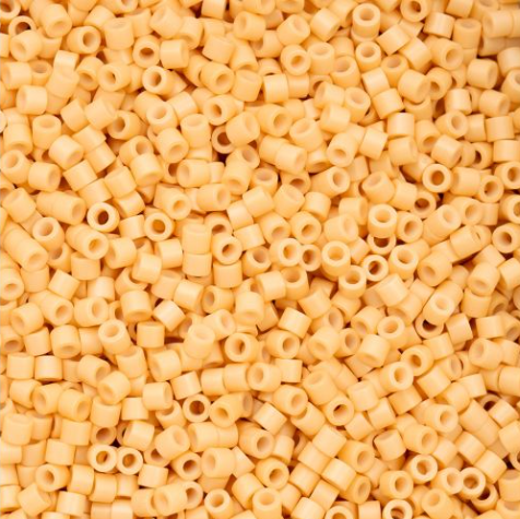 11/0 Cylin Bead, 25g Bag, Opaque Toasted Almond