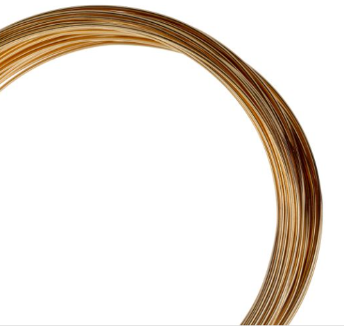 Metal Complex German Style Wire No-Tarnish RND - See Color/Size Options