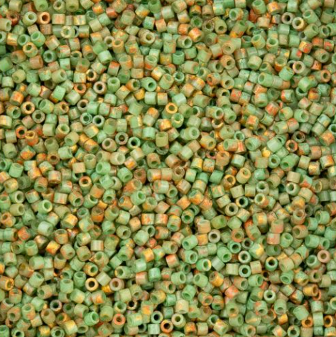 11/0 Cylin Bead, 25g Bag, Verdara Sunlit