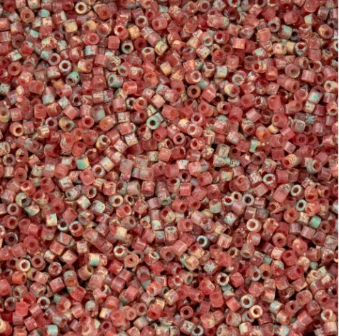 11/0 Cylin Bead, 25g Bag, Verdara Rose Sandstone