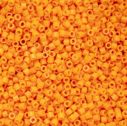 11/0 Cylin Bead, 25g Bag, Saffron Spice