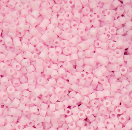 Cylin Bead 11/0 25g Bag, Matte Macaron - Pink Cotton Candy