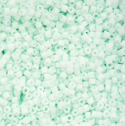 Cylin Bead 11/0 25g Bag, Matte Macaron - Pale Seafoam