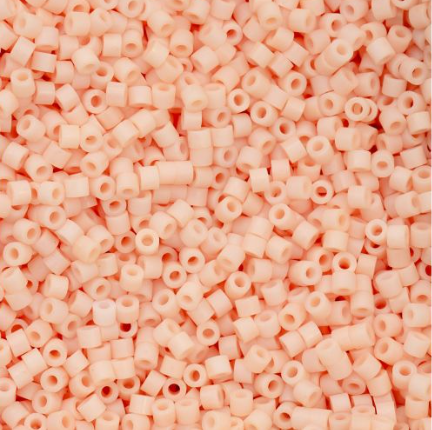 Cylin Bead 11/0 25g Bag, Matte Macaron - Apricot
