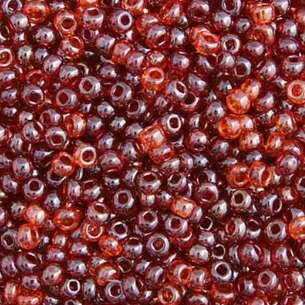 10/0 Preciosa Seed Beads, Red Luster Mix