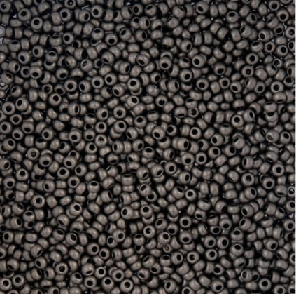 10/0 Preciosa Seed Beads, Metallic Brown Matt Terra Color