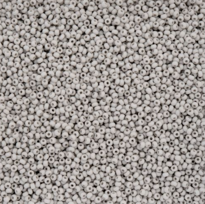 10/0 Preciosa Seed Beads, Opaque Terra Vista White Sage