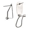 Fingernail Lever Back Earring Posts - See Color Options
